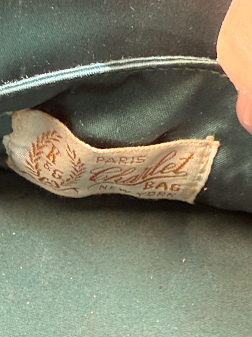 Stunning 1940’s CHARLET box handbag, K&G Paris, vintage evening bag RARE FIND! - Picture 2 of 6